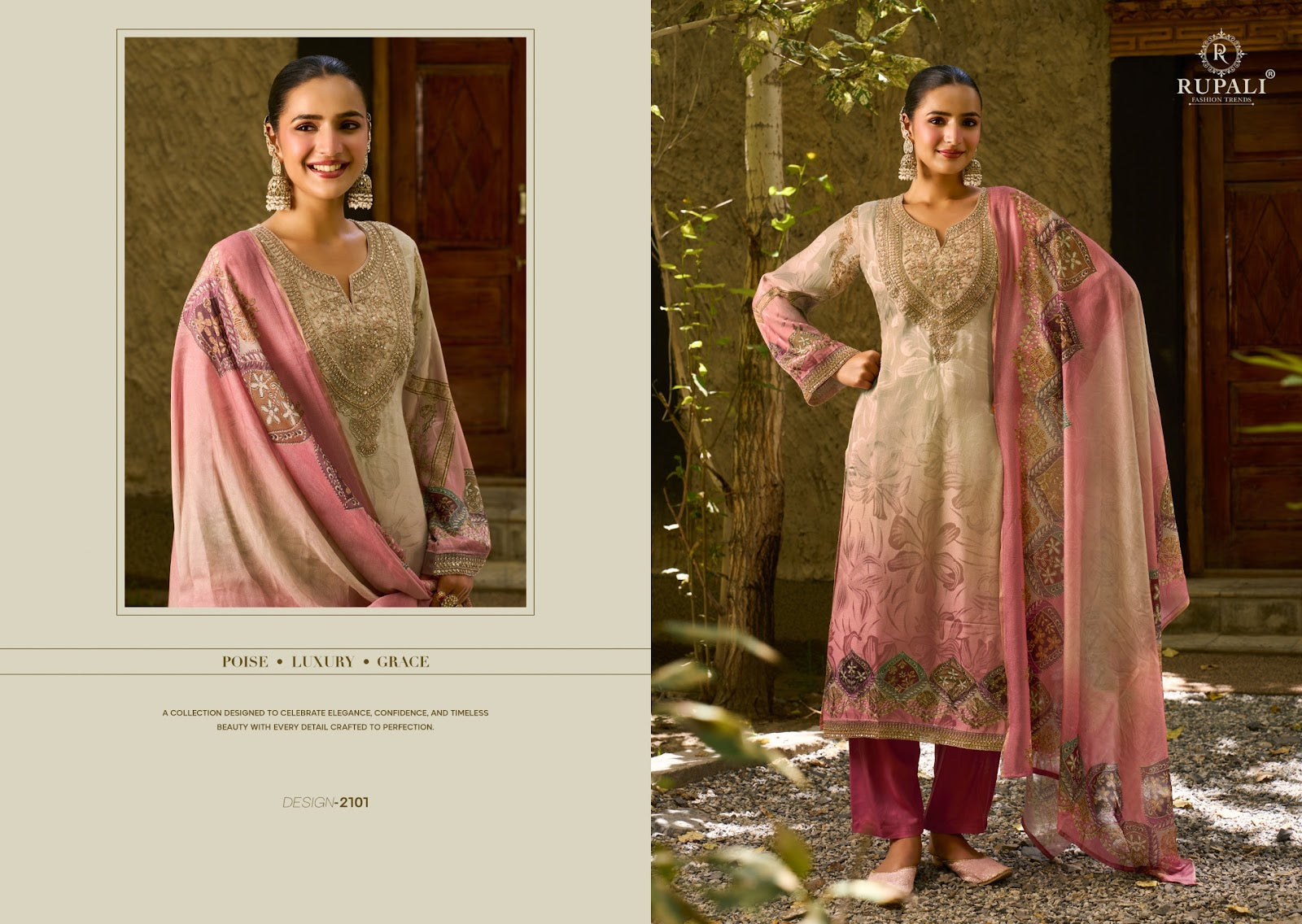 Nivoraa Rupali Gaji Shimmer Pant Style Suits Wholesaler India