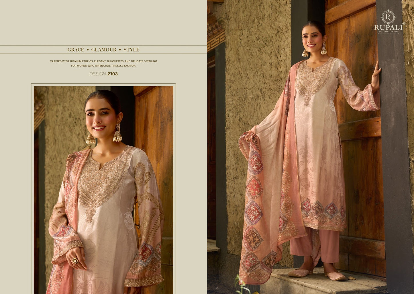 Nivoraa Rupali Gaji Shimmer Pant Style Suits Wholesaler India