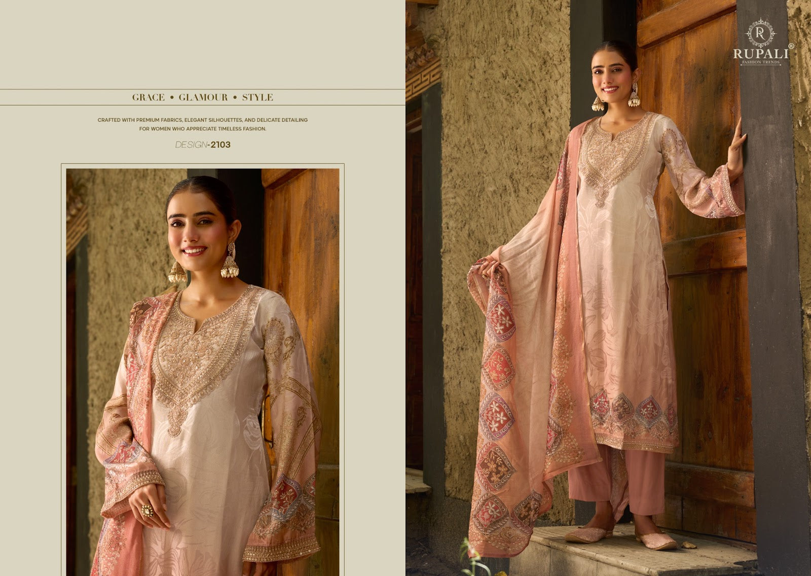Nivoraa Rupali Gaji Shimmer Pant Style Suits Wholesaler India