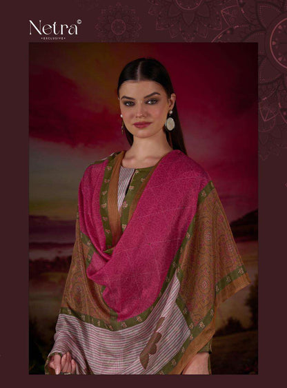 Niyara Netra Bemberg Muslin Pant Style Suits Manufacturer Gujarat