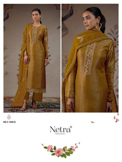 Niyati Netra Pure Bemberg Pant Style Suits Exporter India