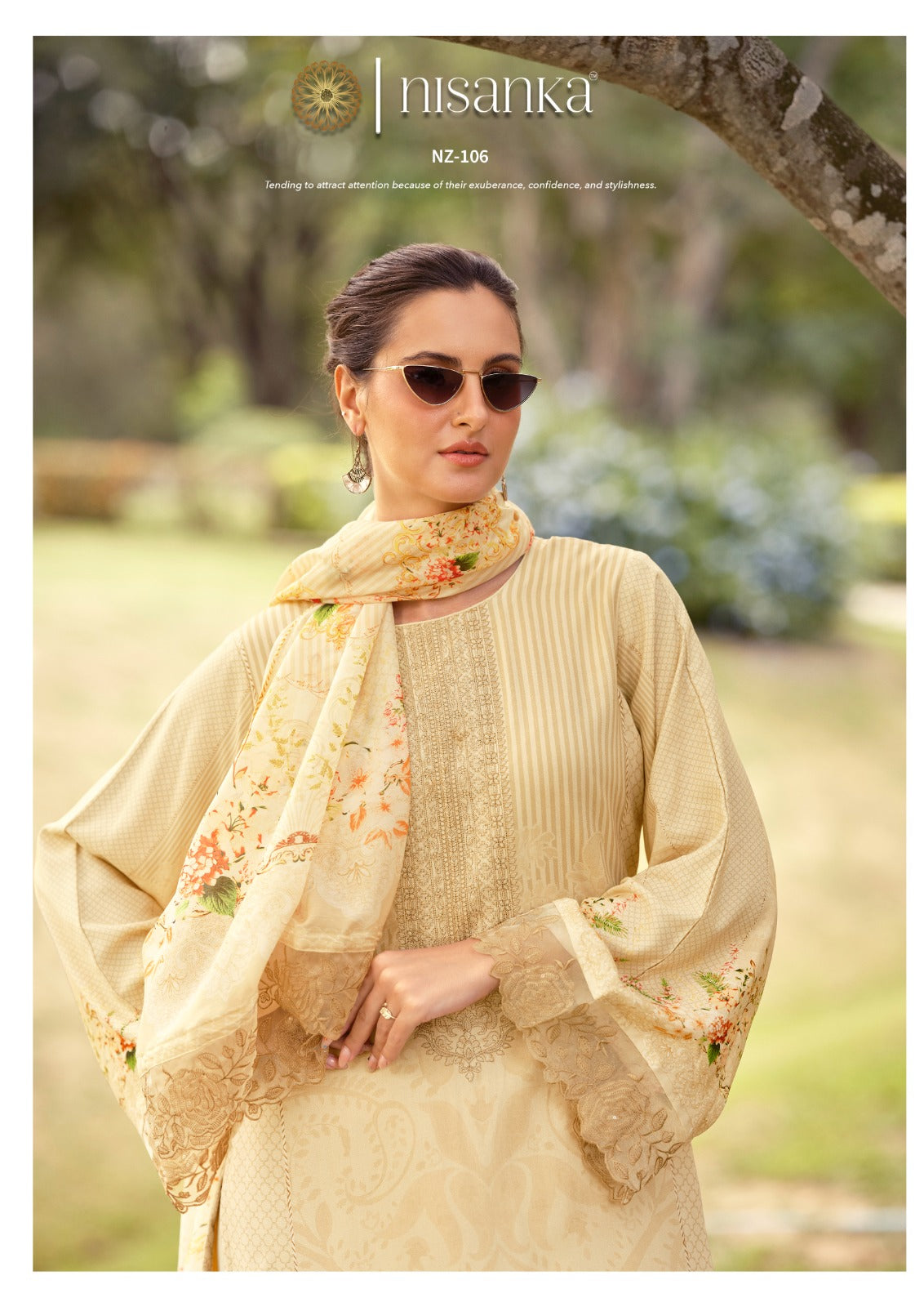 Nizaam Nisanka Lawn Cotton Karachi Salwar Suits Manufacturer Ahmedabad