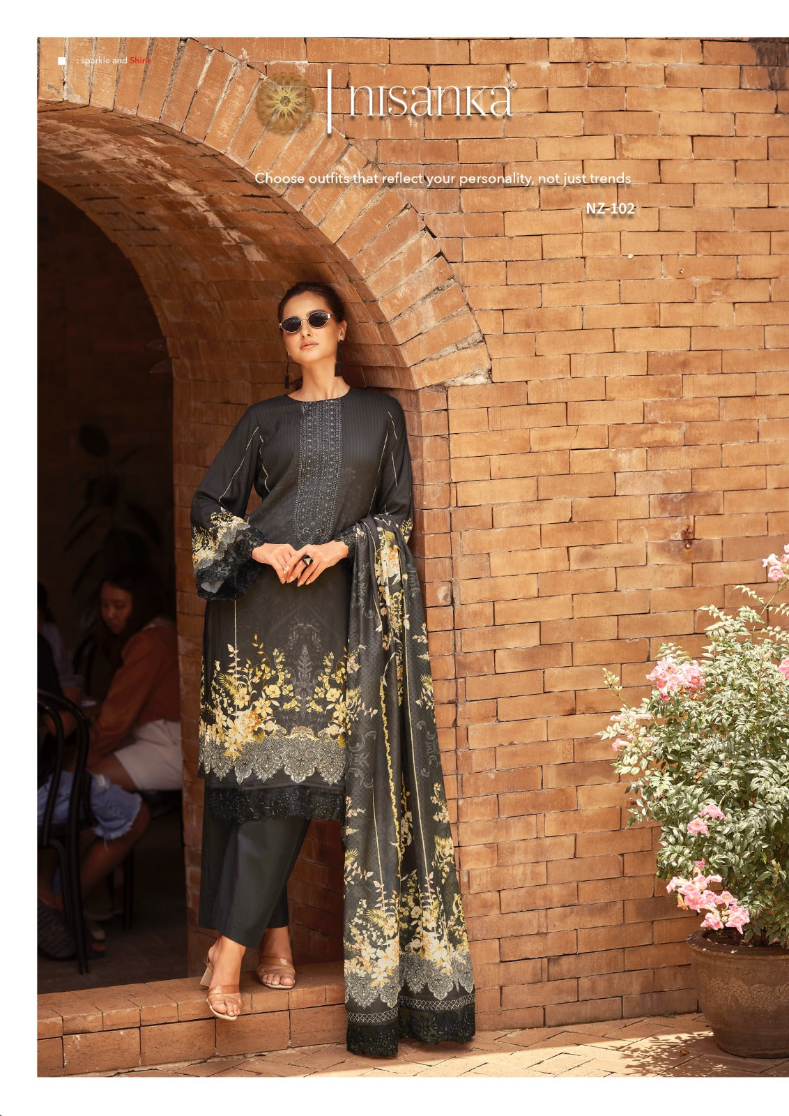 Nizaam Nisanka Lawn Cotton Karachi Salwar Suits Manufacturer Ahmedabad