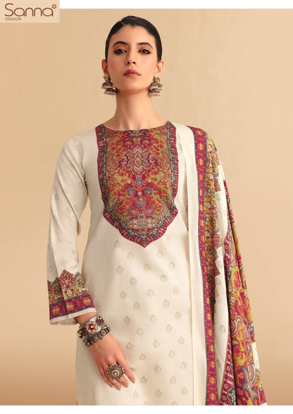 Nizam Sanna Fashion Jam Cotton Pant Style Suits Supplier Gujarat