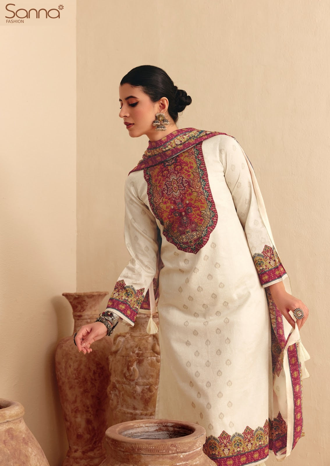 Nizam Sanna Fashion Jam Cotton Pant Style Suits Supplier Gujarat