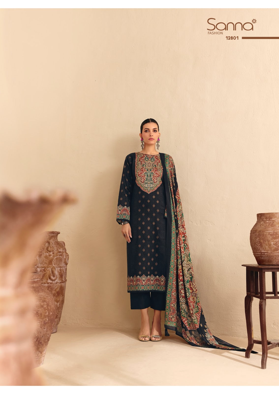 Nizam Sanna Fashion Jam Cotton Pant Style Suits Supplier Gujarat