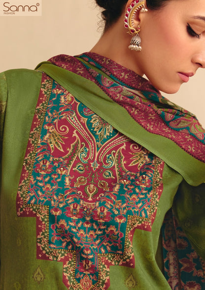 Nizam Sanna Fashion Jam Cotton Pant Style Suits Supplier Gujarat