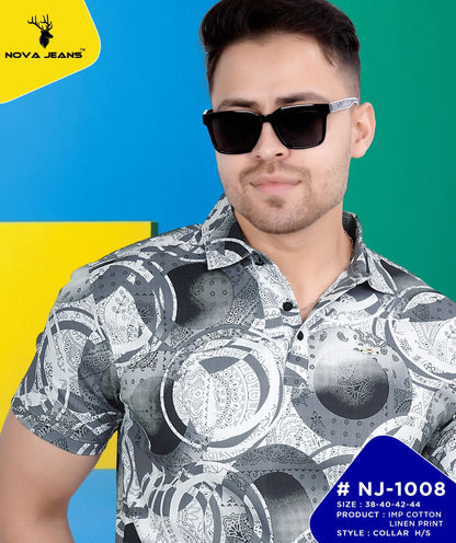 Nj 1008 Nova Jeans Cotton Lycra Mens Tshirts Exporter Gujarat