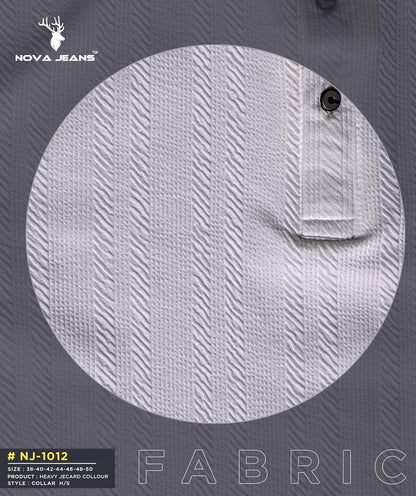 Nj 1012 Nova Jeans Jacquard Mens Tshirts Supplier Ahmedabad