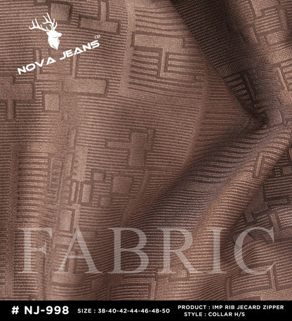 Nj 998 Nova Jeans Jacquard Mens Tshirts Supplier India