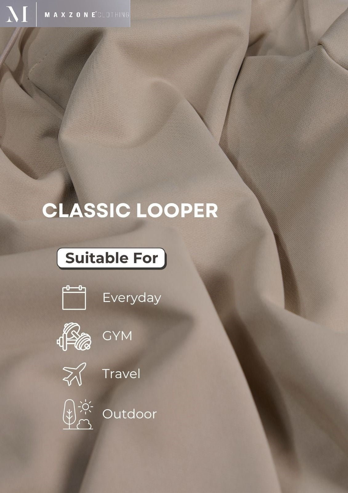 Nl J G3 Dno 2480 Maxzone Clothing Looper Mens Track Pants Wholesaler India