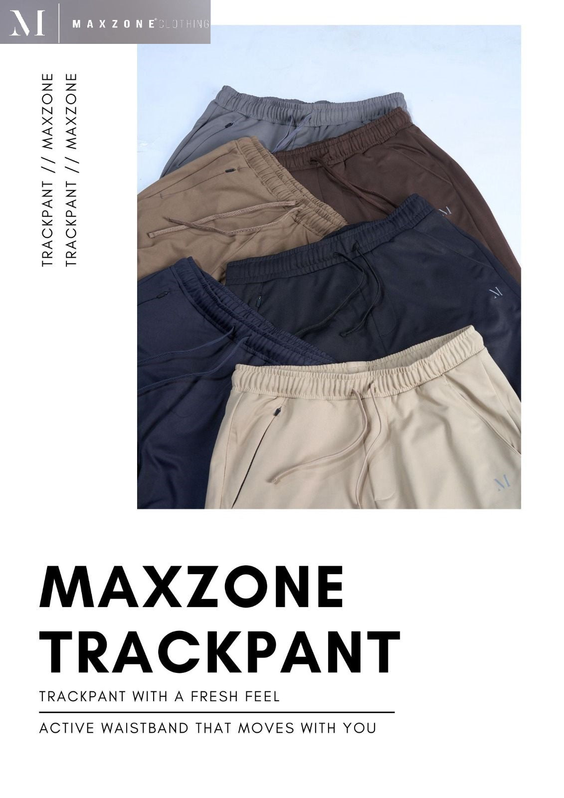 Nl J G3 Dno 2480 Maxzone Clothing Looper Mens Track Pants Wholesaler India