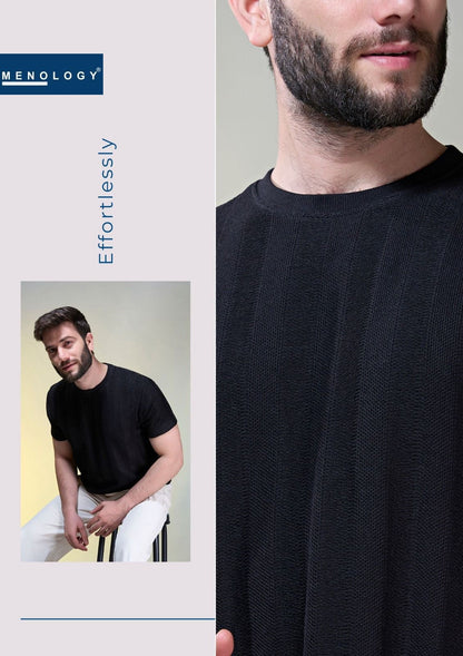 Nl J G6 Dno 2403 Menology Jacquard Mens Tshirts Wholesaler India