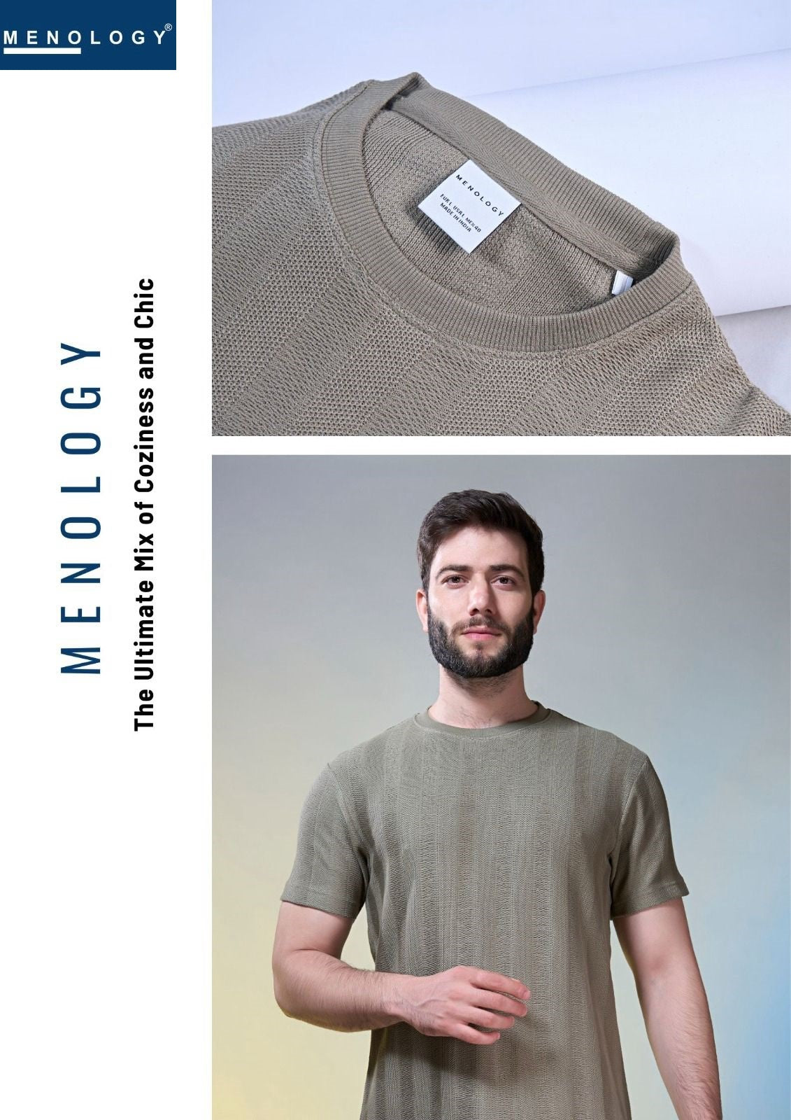 Nl J G6 Dno 2403 Menology Jacquard Mens Tshirts Wholesaler India