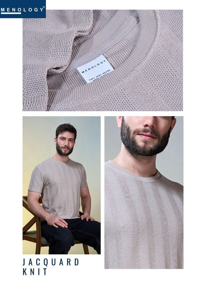 Nl J G6 Dno 2403 Menology Jacquard Mens Tshirts Wholesaler India