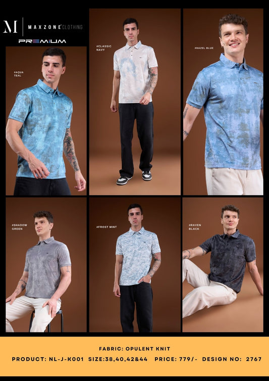 Nl J K001 Dn 2767 Maxzone Clothing Knit Mens Tshirts Manufacturer Ahmedabad