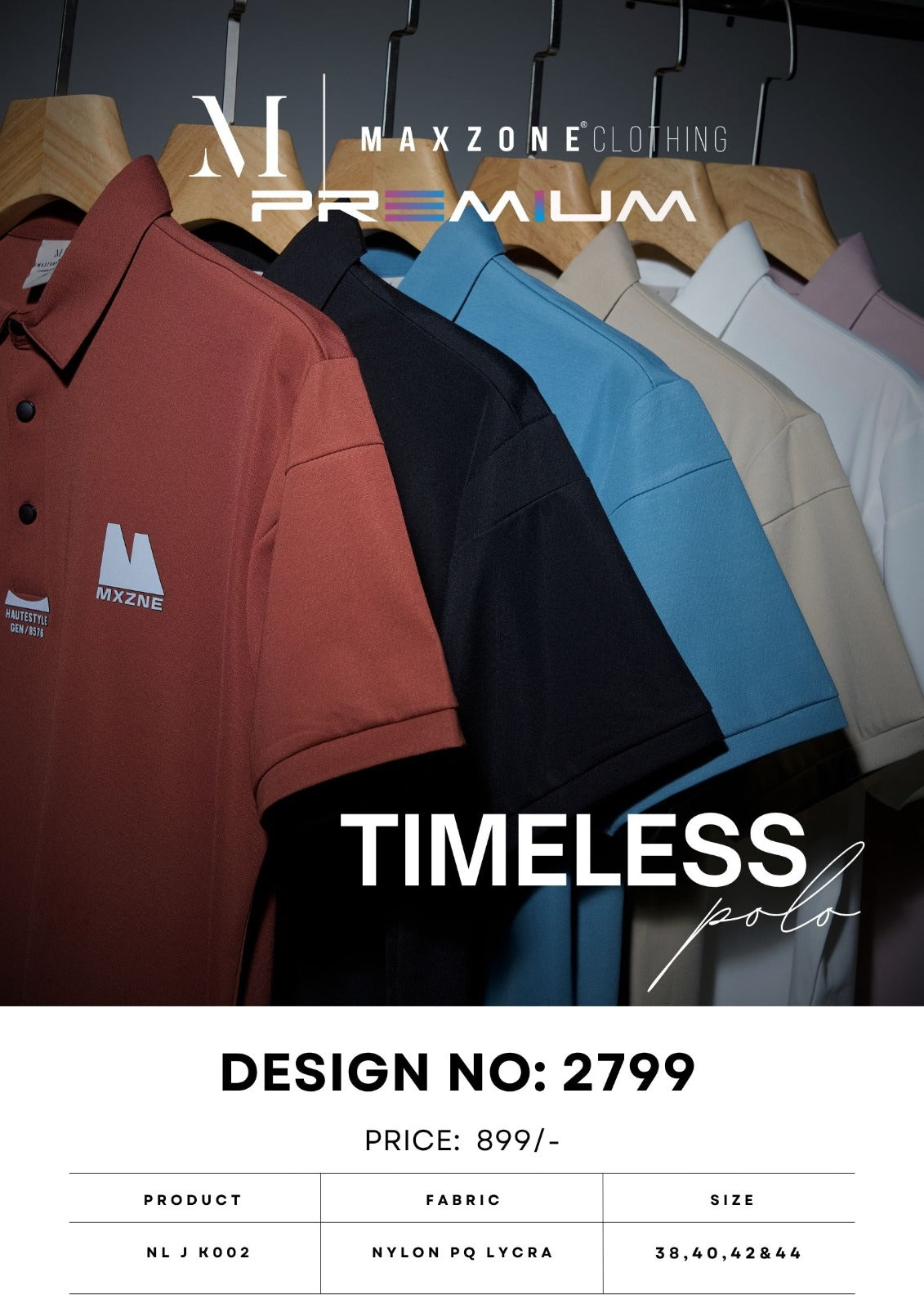 Nl J K002 2799 Maxzone Clothing Lycra Mens Tshirts Manufacturer India