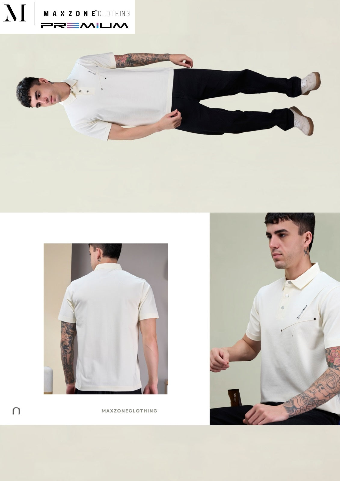 Nl J K03 2922 Polo Maxzone Clothing Lycra Mens Tshirts Wholesale Price
