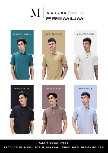 Nl J K03 2922 Polo Maxzone Clothing Lycra Mens Tshirts Wholesale Price