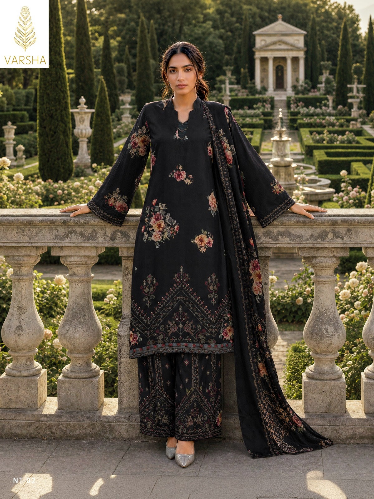 Nocturne Varshaa Viscose Pashmina Suits Wholesale Price