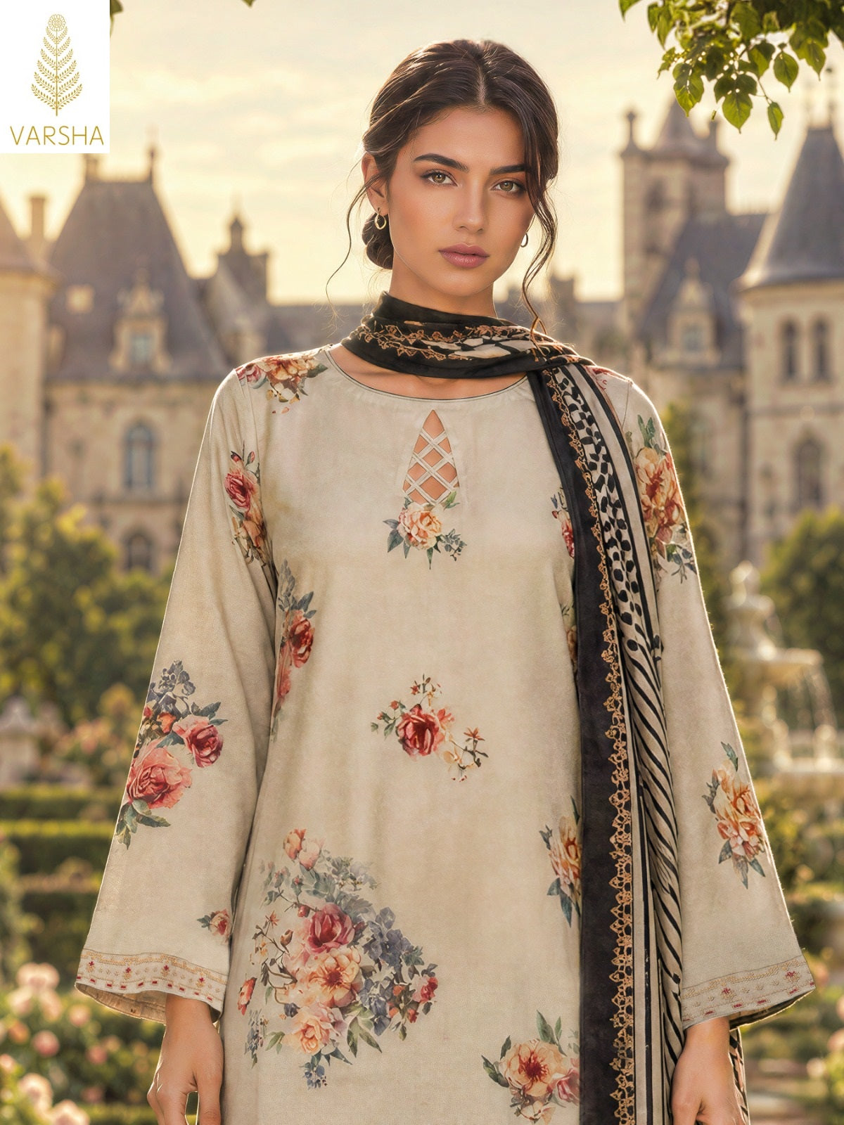 Nocturne Varshaa Viscose Pashmina Suits Wholesale Price
