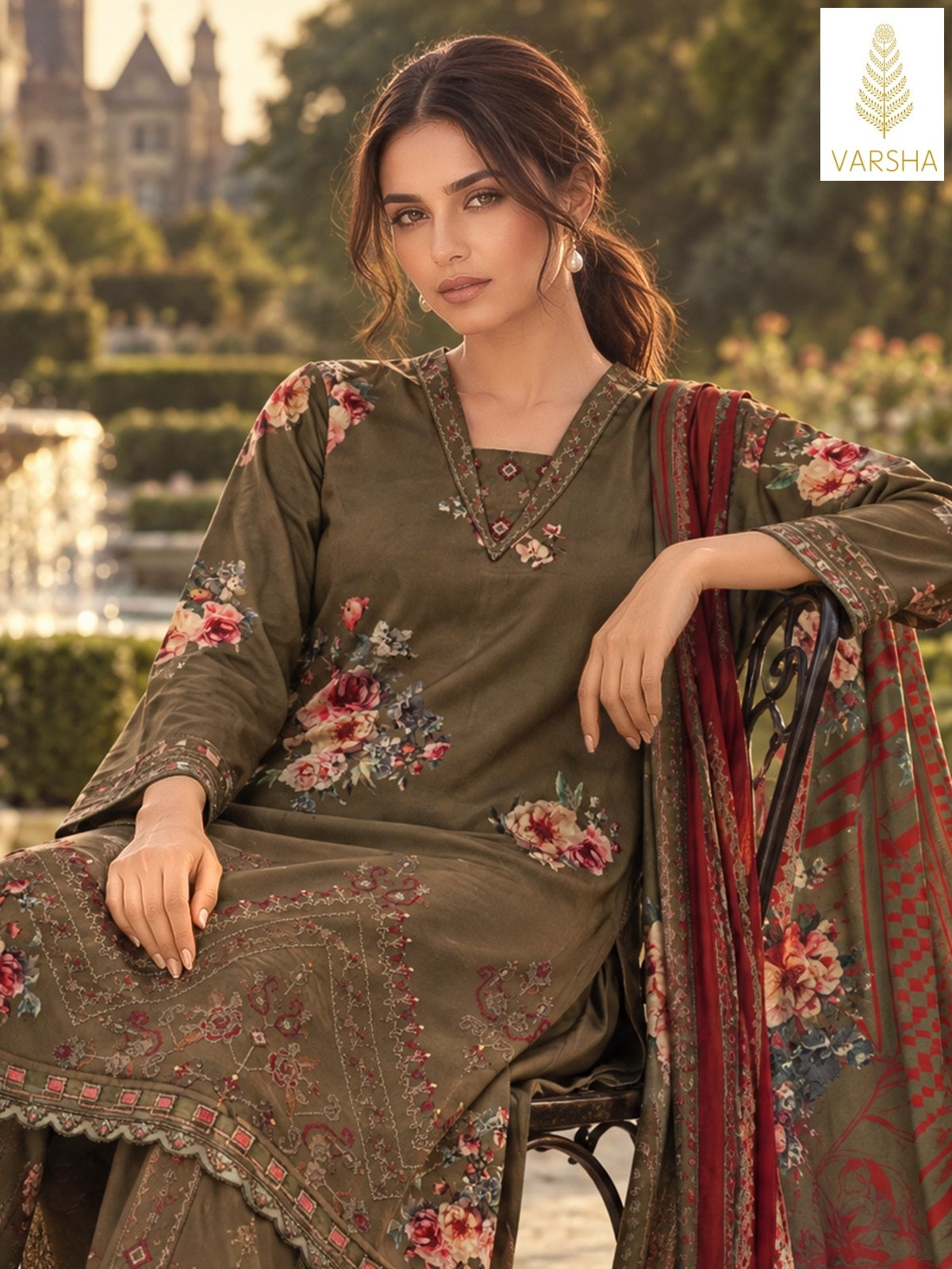 Nocturne Varshaa Viscose Pashmina Suits Wholesale Price