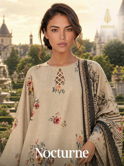 Nocturne Varshaa Viscose Pashmina Suits Wholesale Price