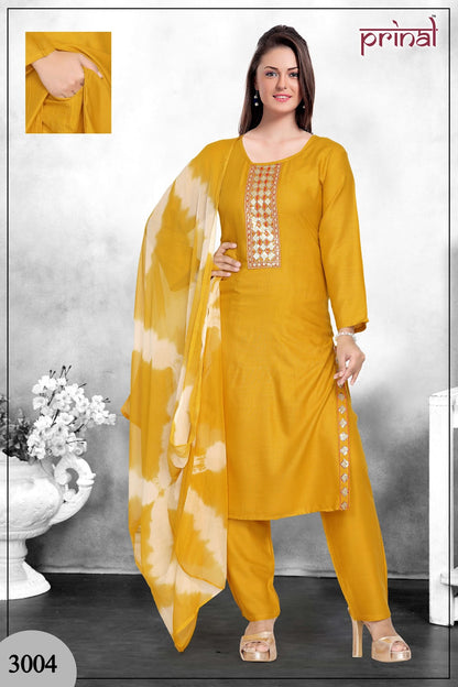 Noemi Prinal Reyon Readymade Pant Style Suits Supplier