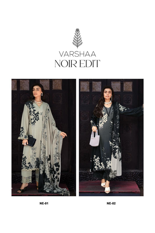 Noir Edit Varshaa Viscose Pashmina Suits Supplier Gujarat
