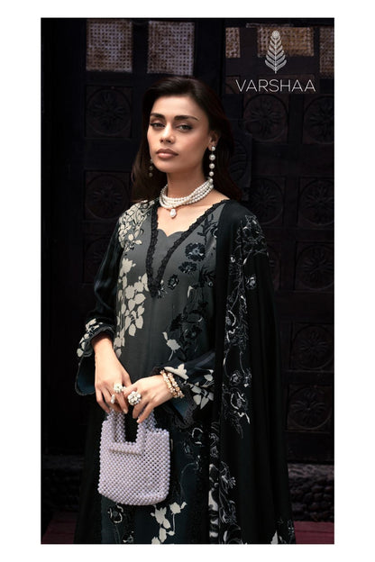 Noir Edit Varshaa Viscose Pashmina Suits Supplier Gujarat
