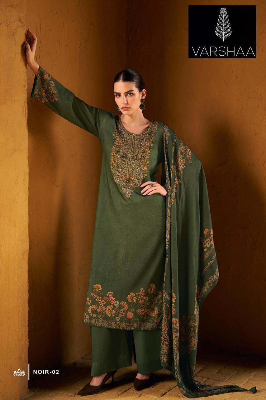 Noir Varshaa Pashmina Suits Supplier India