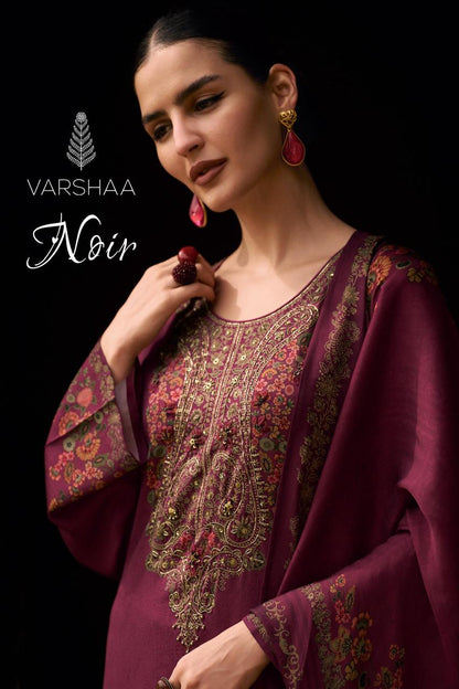 Noir Varshaa Pashmina Suits Supplier India