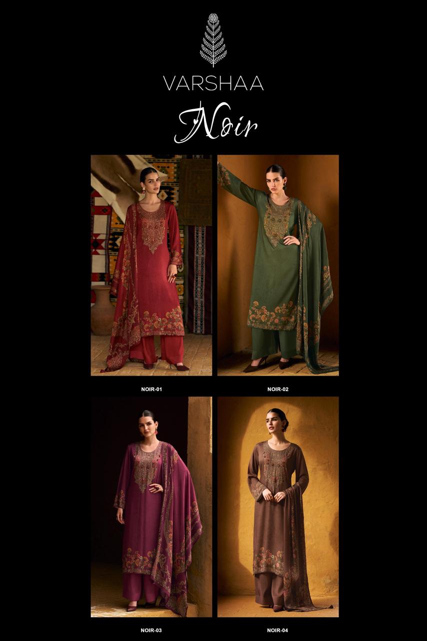 Noir Varshaa Pashmina Suits Supplier India