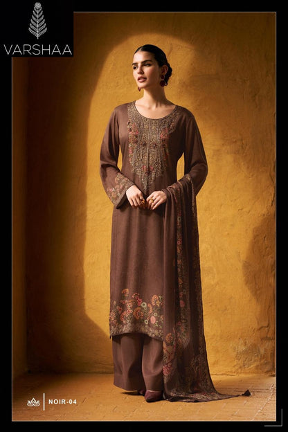 Noir Varshaa Pashmina Suits Supplier India