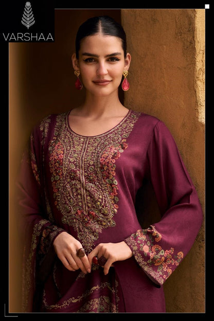 Noir Varshaa Pashmina Suits Supplier India