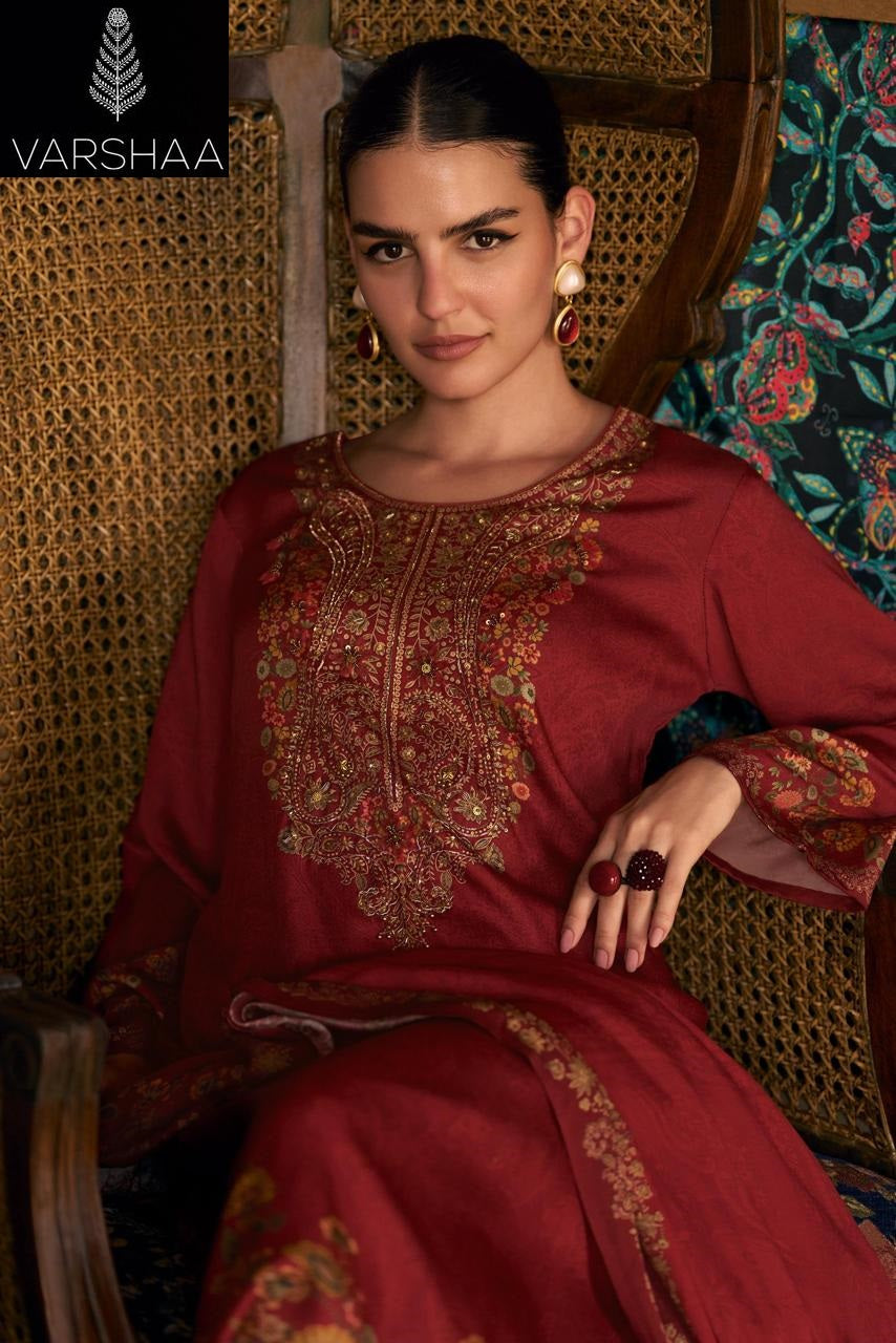 Noir Varshaa Pashmina Suits Supplier India