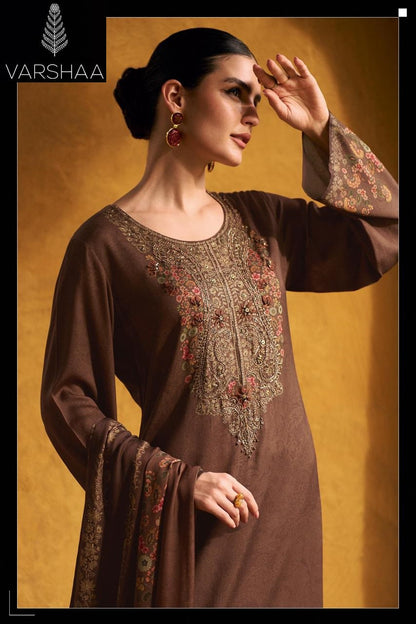 Noir Varshaa Pashmina Suits Supplier India