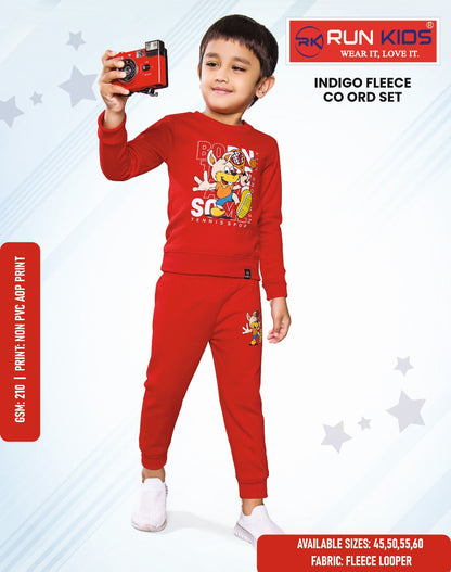 Non Pvc 3110 Run Kids Looper Boys Co Ord Set Supplier Gujarat