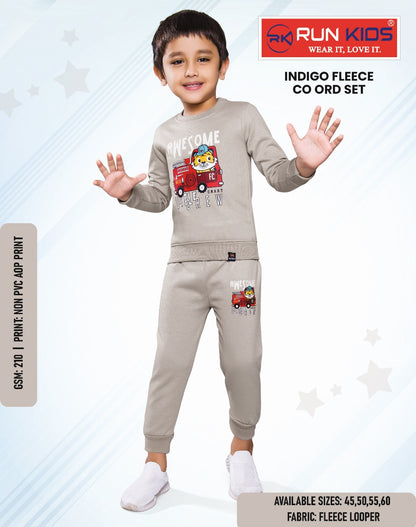 Non Pvc 3110 Run Kids Looper Boys Co Ord Set Supplier Gujarat