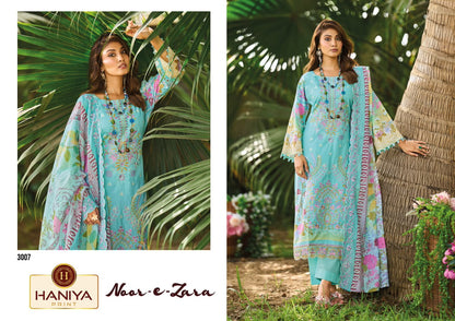 Noor-E-Zara Haniya Print Cotton Karachi Salwar Suits Exporter Gujarat