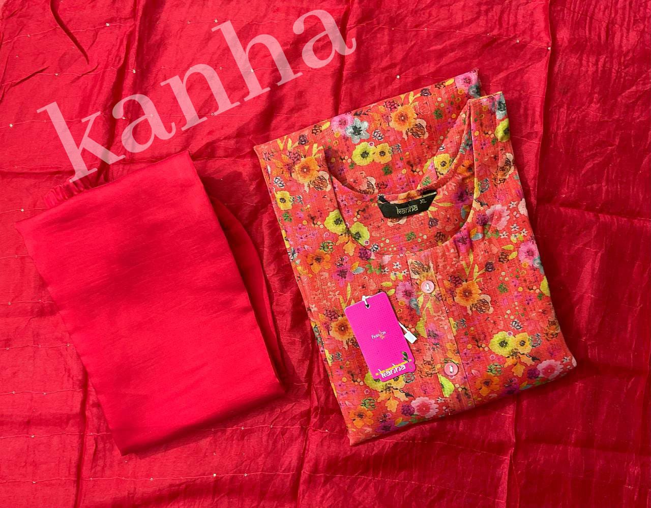 Noor 090125 Kanha Tissue Readymade Pant Style Suits Wholesaler