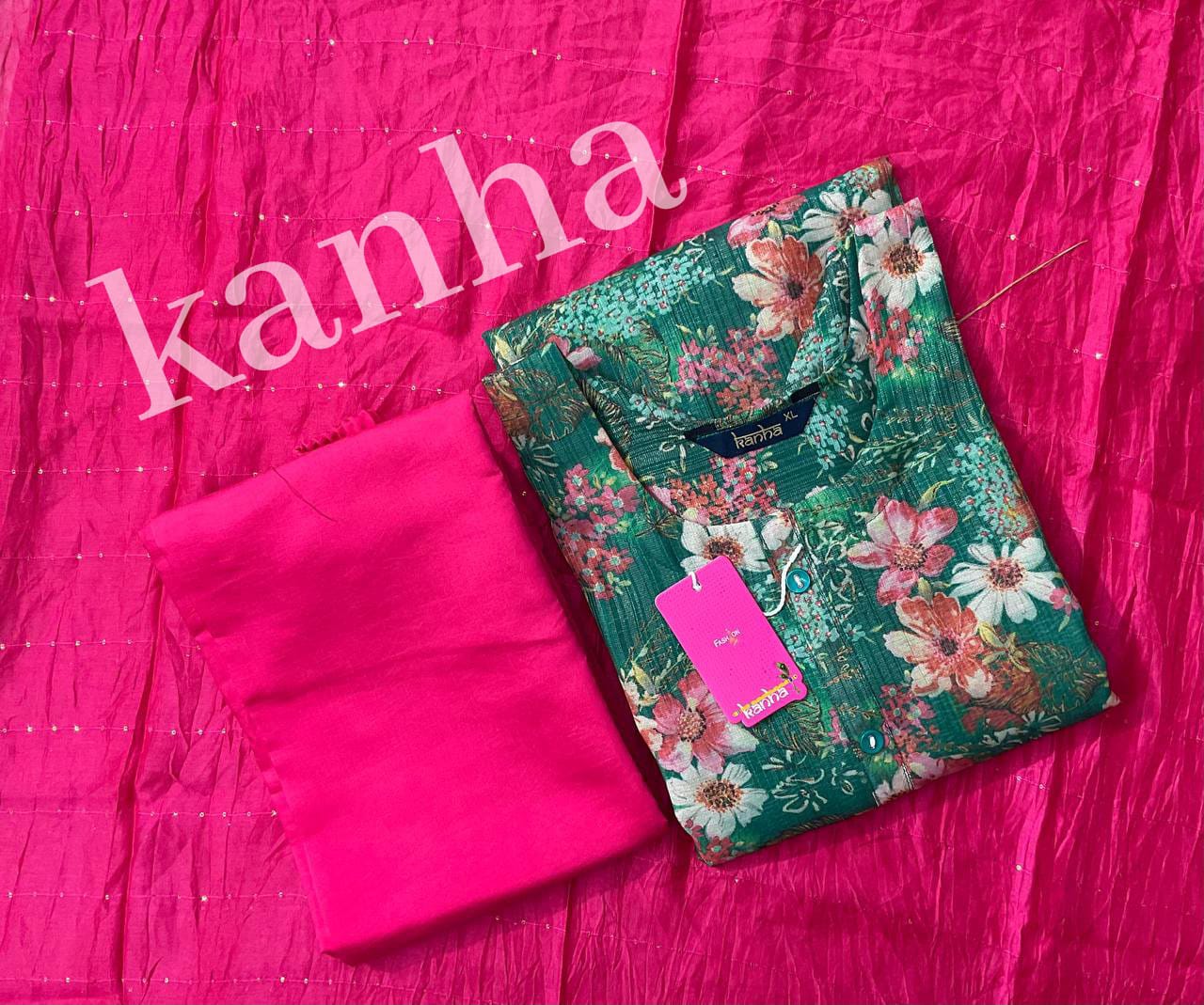 Noor 090125 Kanha Tissue Readymade Pant Style Suits Wholesaler