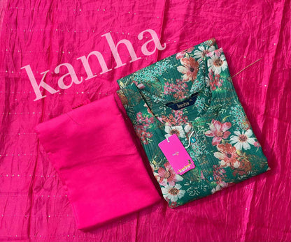 Noor 090125 Kanha Tissue Readymade Pant Style Suits Wholesaler