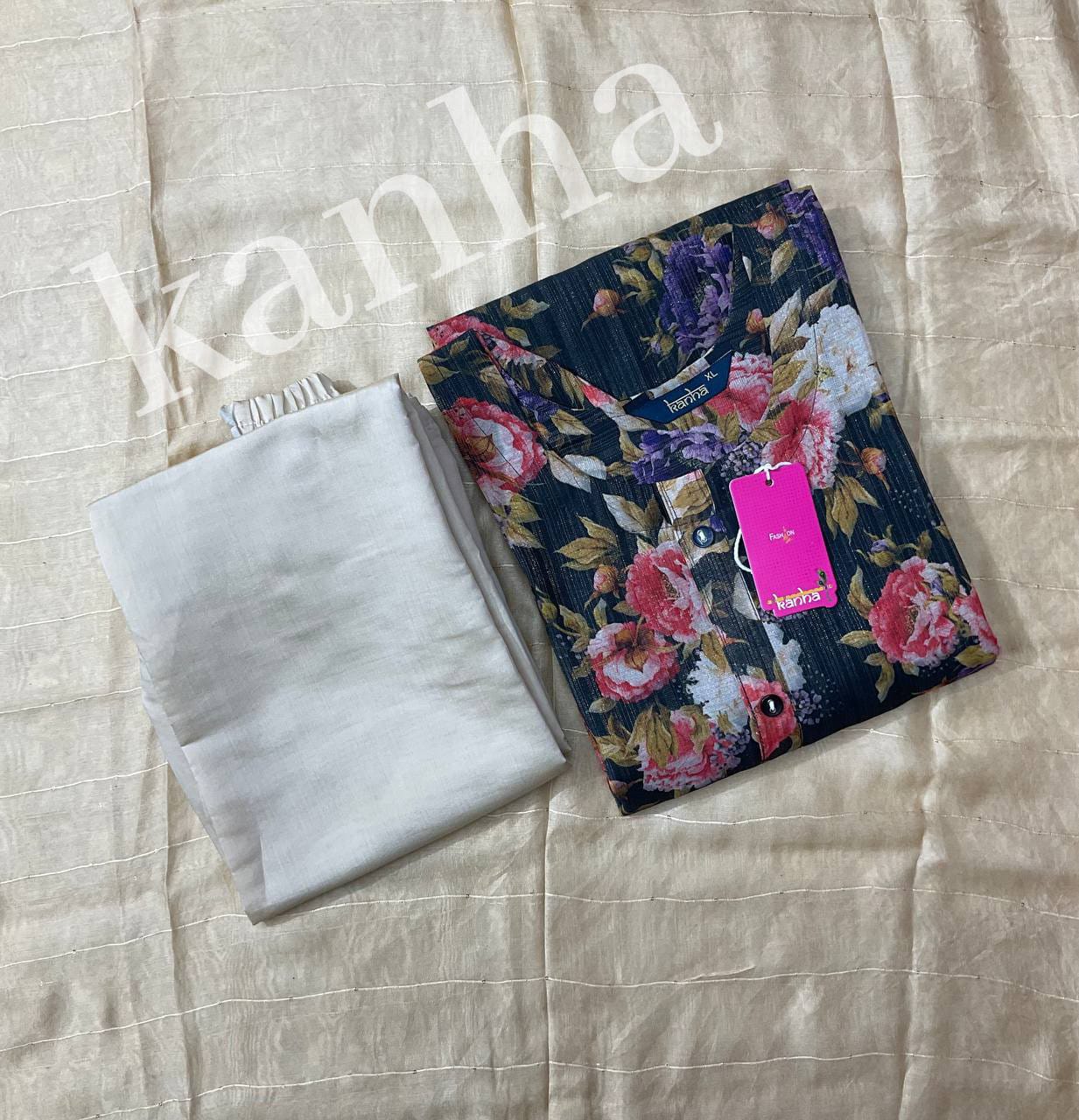 Noor 090125 Kanha Tissue Readymade Pant Style Suits Wholesaler