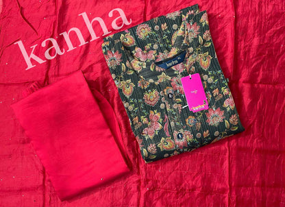 Noor 090125 Kanha Tissue Readymade Pant Style Suits Wholesaler