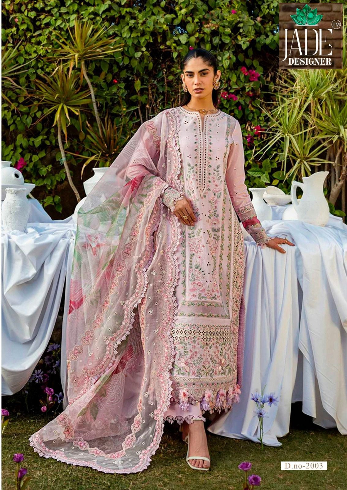 Noor Ahmed Vol 2 Exculsive Heavy Lawn Series Jade Designer Cotton Karachi Salwar Suits Exporter Ahmedabad