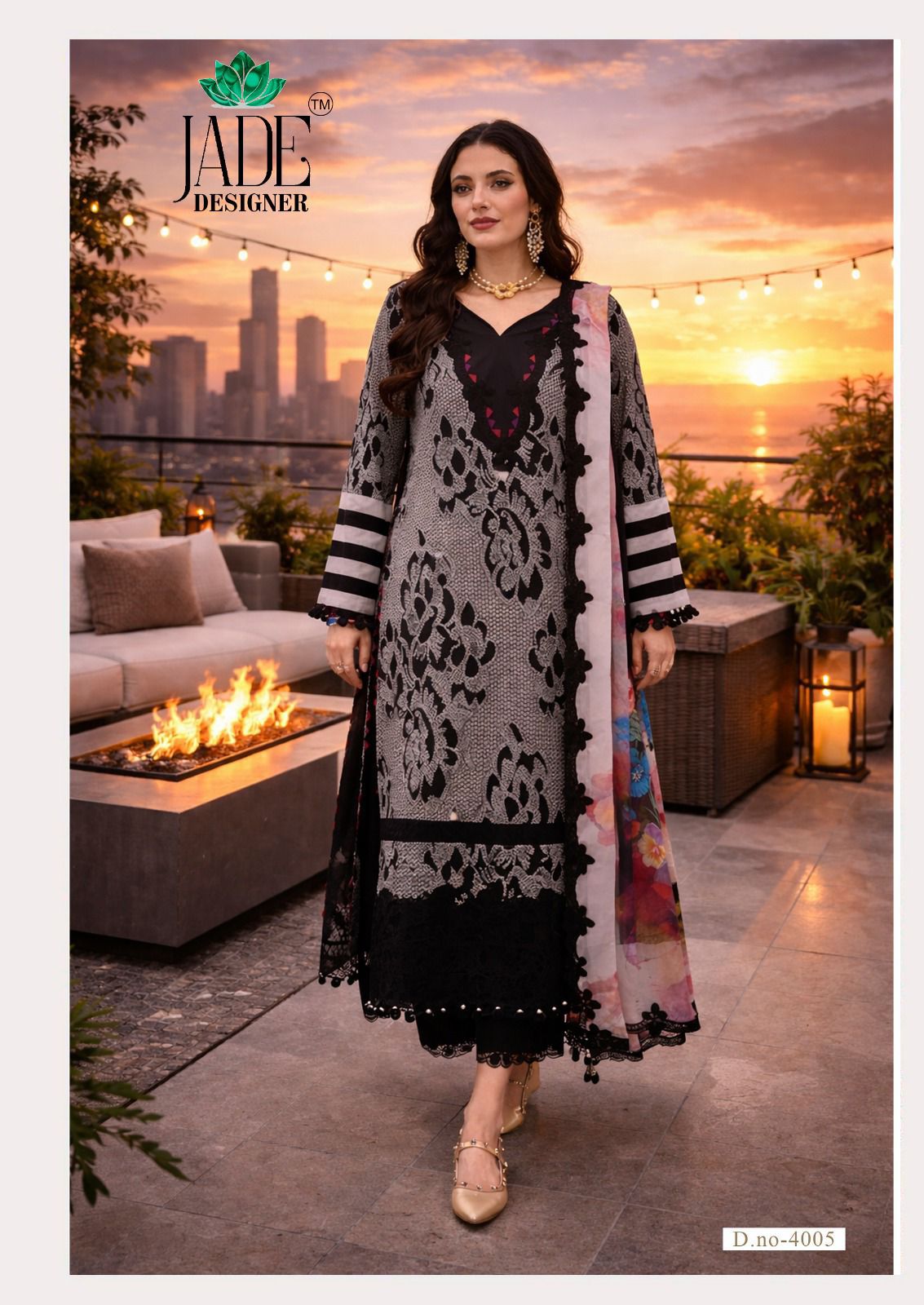 Noor Ahmed Vol 4 Jade Designer Lawn Cotton Karachi Salwar Suits Wholesaler India