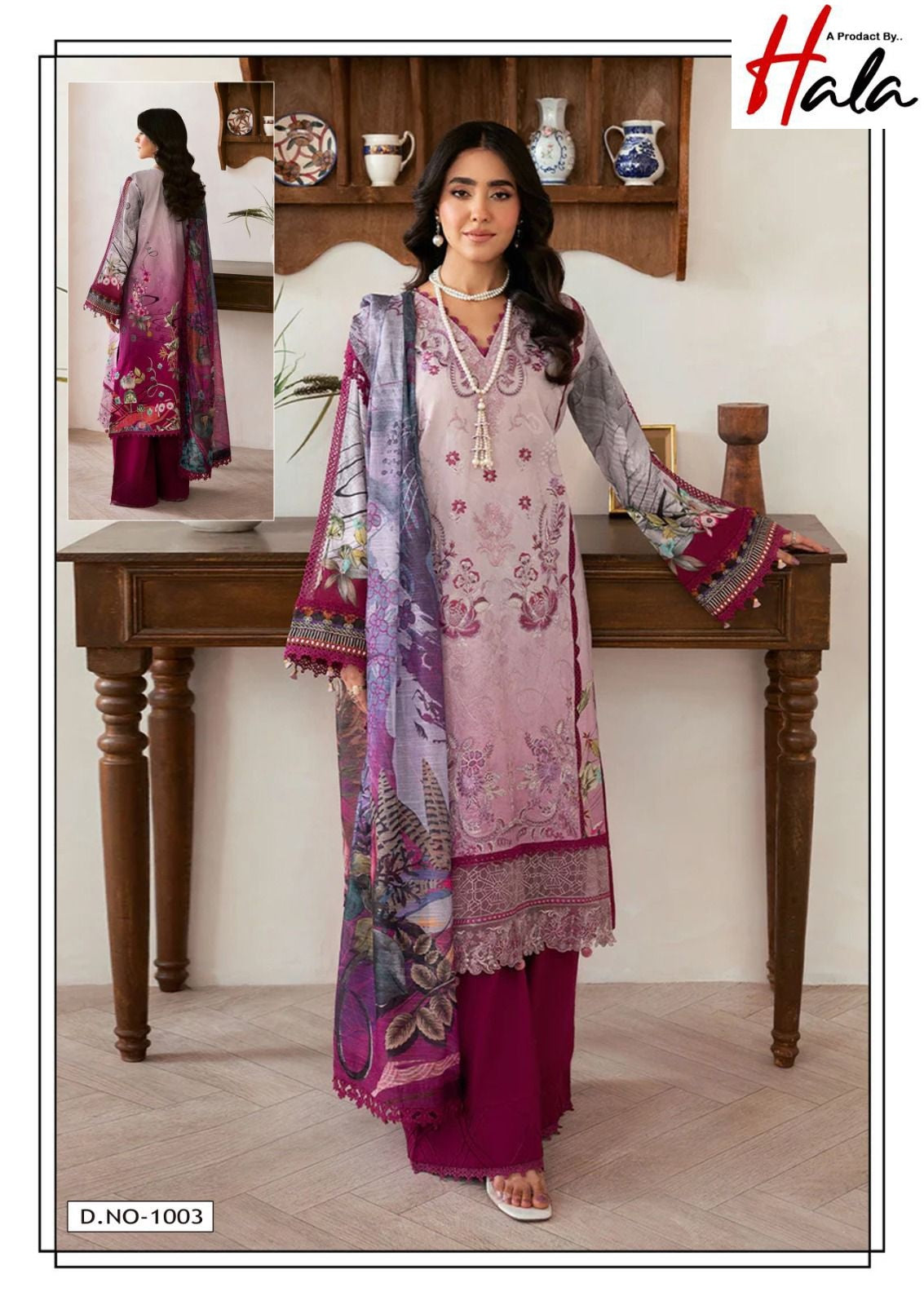 Noor Bano Vol 1 Luxury Heavy Cotton Collection Hala Karachi Salwar Suits Wholesaler India