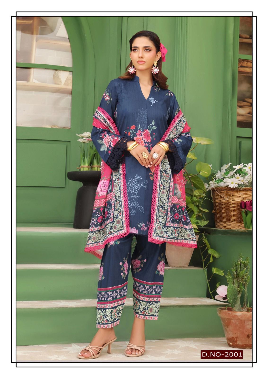 Noor Bano Vol 2 Luxury Heavy Cotton Collection Hala Lawn Karachi Salwar Suits Supplier India