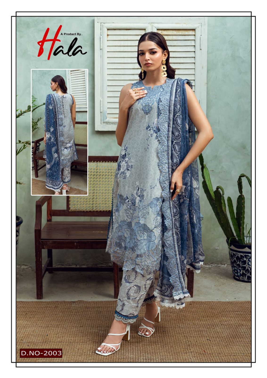 Noor Bano Vol 2 Luxury Heavy Cotton Collection Hala Lawn Karachi Salwar Suits Supplier India